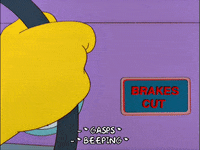 Warning Season 11 GIF by The Simpsons