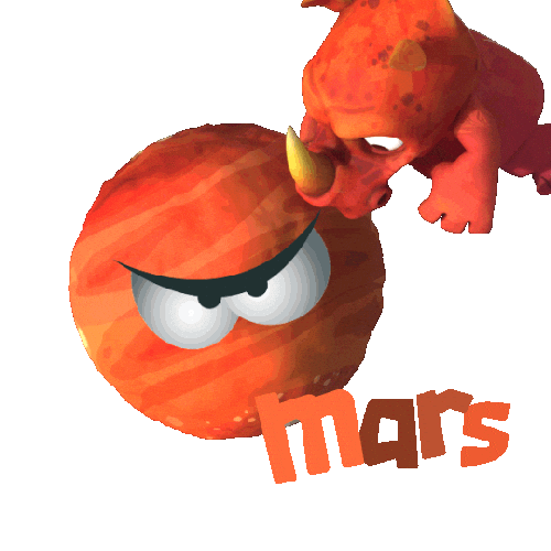 Mars Attacks Wow Sticker by The Animasks