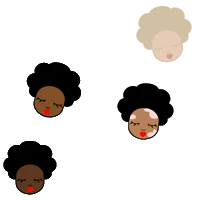 Mrshenriet vvs blackgirls mmehenriette afrogirls Sticker