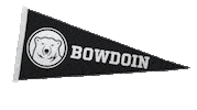 pennant Sticker by Bowdoin College