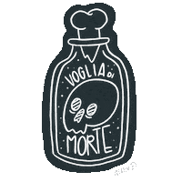 magic skull Sticker