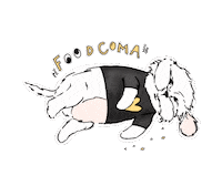 Fionaliemm dead ugh ded foodcoma Sticker