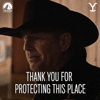 Paramount Network Thank You GIF by Yellowstone