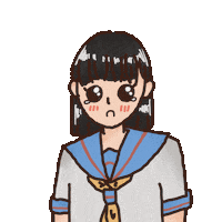 Sad Girl Sticker