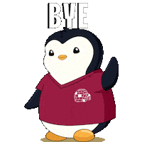 Im Out Bye Bye Sticker by Pudgy Penguins