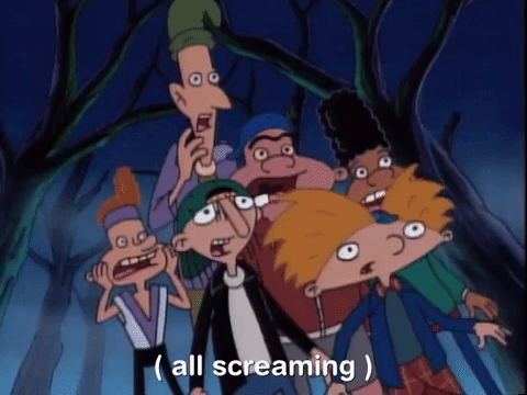 hey arnold nicksplat GIF