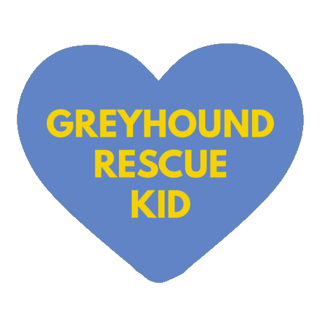 Rescue Dog Sticker by Greyhound Rescue
