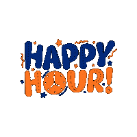 Happy Hour Drinks Sticker by Curacao FTW