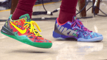 warming up jordan clarkson GIF by NBA