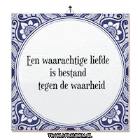 Troost Reflectie Sticker by Tegelspreuken.nl