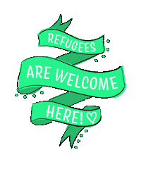 refugeeaction safety refugee asylum seeker refugee action Sticker
