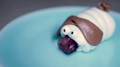 chinese food bun GIF by Goldthread