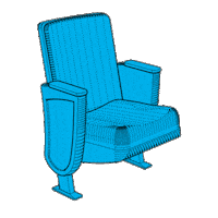 Chair Sticker by Cine CCC