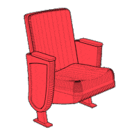 Chair Sticker by Cine CCC