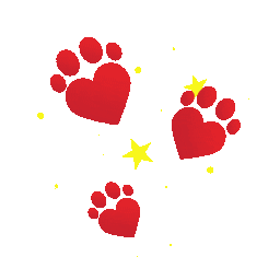 Love Hearts Sticker by Pet Sitters Ireland