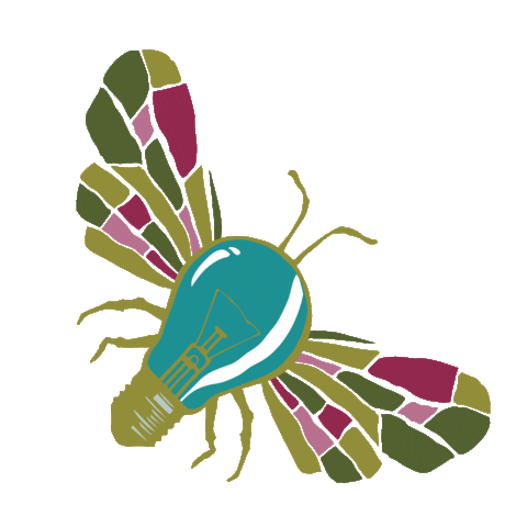 Butterfly Bee Sticker by Contexture