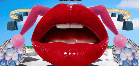 Pop Lips GIF by Luca Mainini