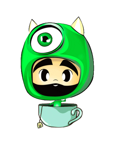 Tea Monster Sticker