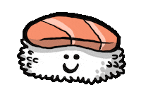 Sushi Sushishop Sticker by Boxadessin