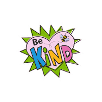 Be Kind Kindness Sticker by Studentreasures Publishing