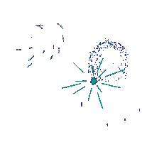 Happy New Year Art Sticker