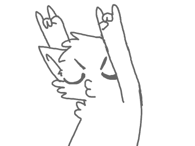 Happy Rock On Sticker