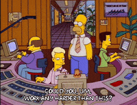 working homer simpson GIF