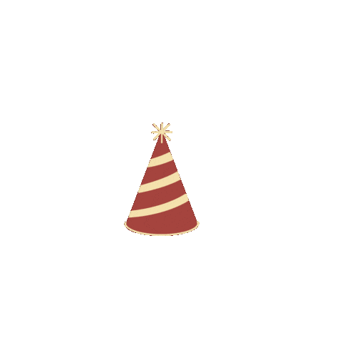 gitaswarajaya giphyupload party happy birthday hat Sticker