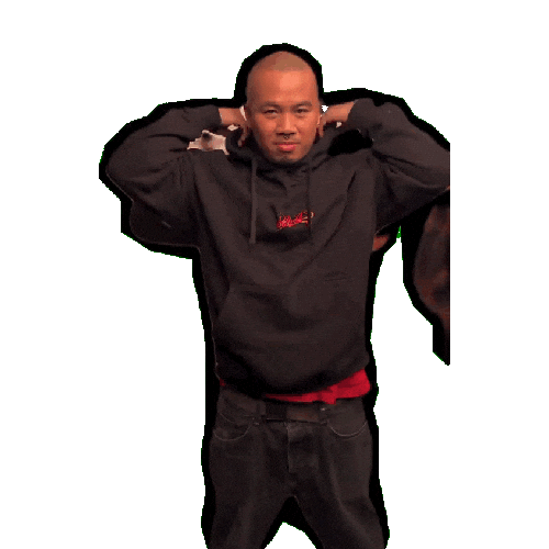 step2diz crew gangster gangsta breakdance Sticker