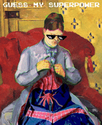 Pop Art Deal With It GIF by Xinanimodelacra