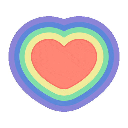 Heart Thank You Sticker