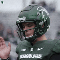 Go Green Michigan Football GIF by Michigan State Athletics