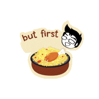 Comida Biryani Sticker by braket.design