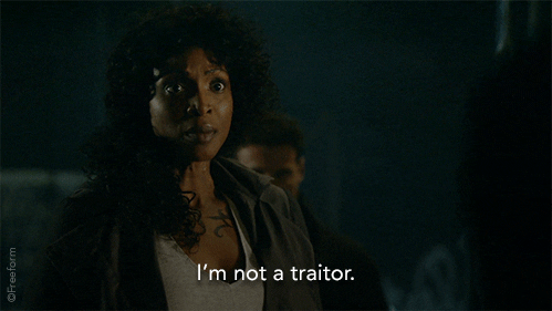 not a traitor GIF by Shadowhunters