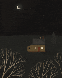 Allyouneediswall animation night dark sky GIF