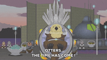 time otters GIF by South Park 
