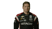 Pointing Down Josef Newgarden Sticker by INDYCAR