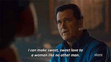 bruce campbell flirting GIF by Ash vs Evil Dead