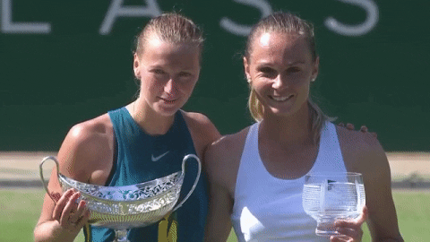 best friends laughing GIF by WTA