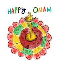 Poo Onam Sticker