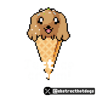 Happy Ice Cream Sticker by HotDogs