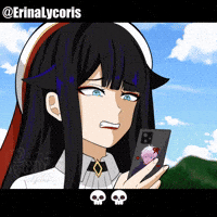 Indie Animation Black Hair Anime Girl GIF