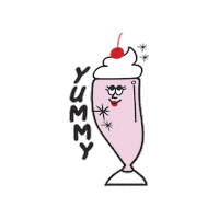 EGDINER burger milkshake diner eg Sticker