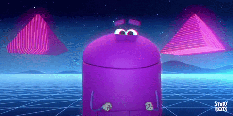 80's 3d GIF by StoryBots