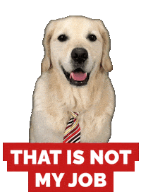 Dog Working Sticker by Rigatoni