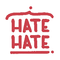 Peace Hate Sticker
