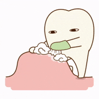 Bubble Brushing GIF by dental_sozai