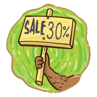 Sale Otters Sticker by The Otter Space