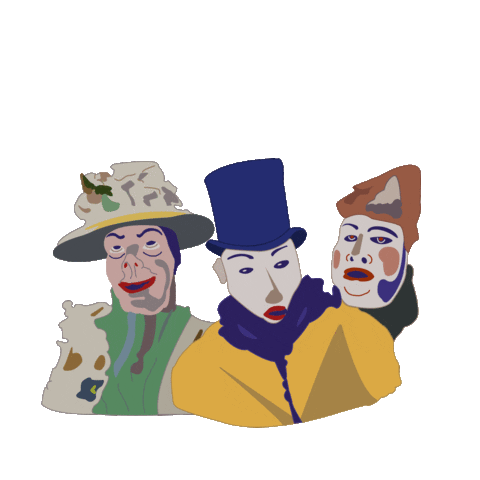 studiolawijt giphyupload mask jamesensor artensor Sticker