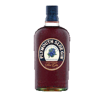 PlymouthGinGlobal drink purple alcohol england Sticker